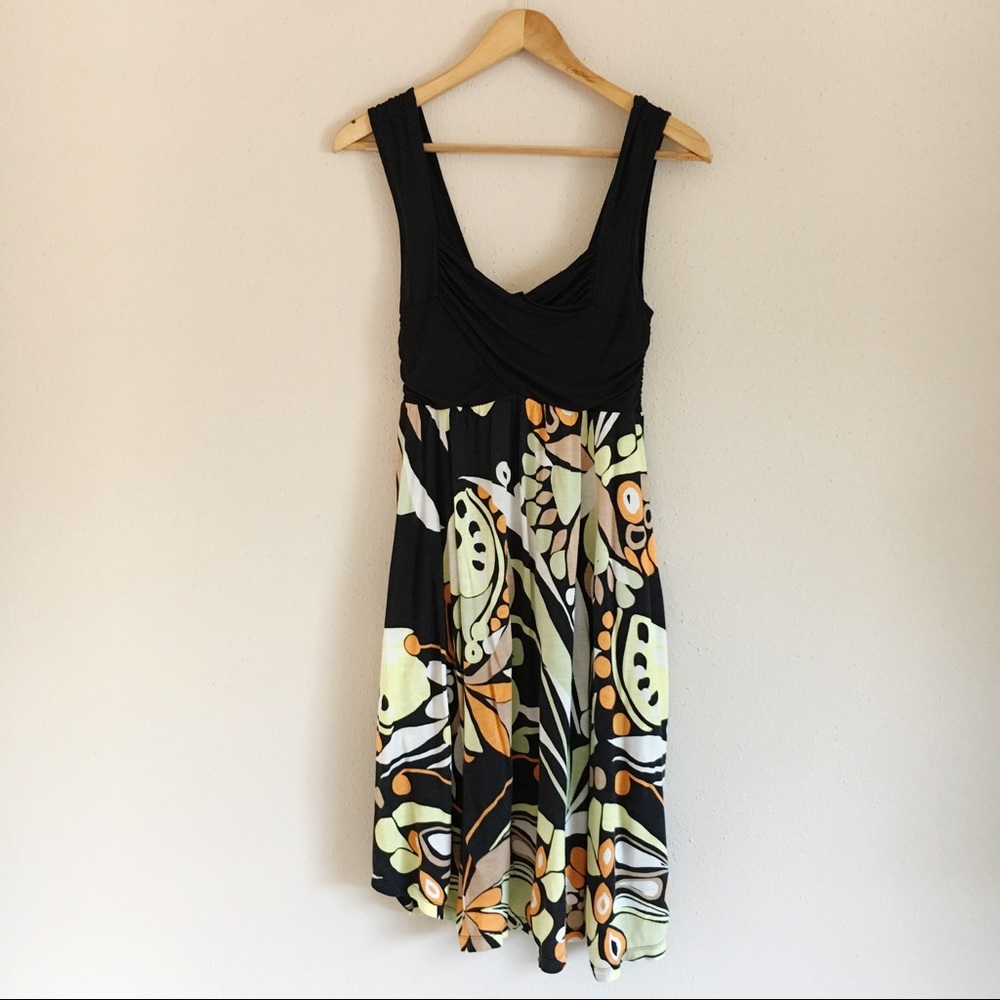 Anthropologie C. Keer Multi Color Floral Dress